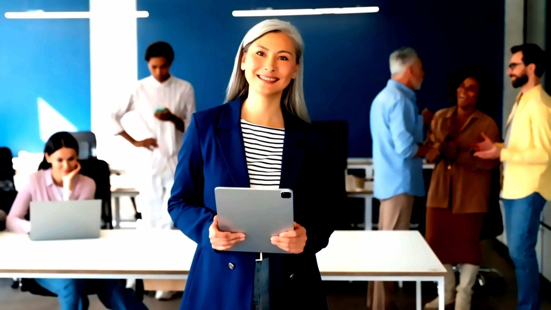 Collaborative financial planning session with startup founders reviewing growth strategies