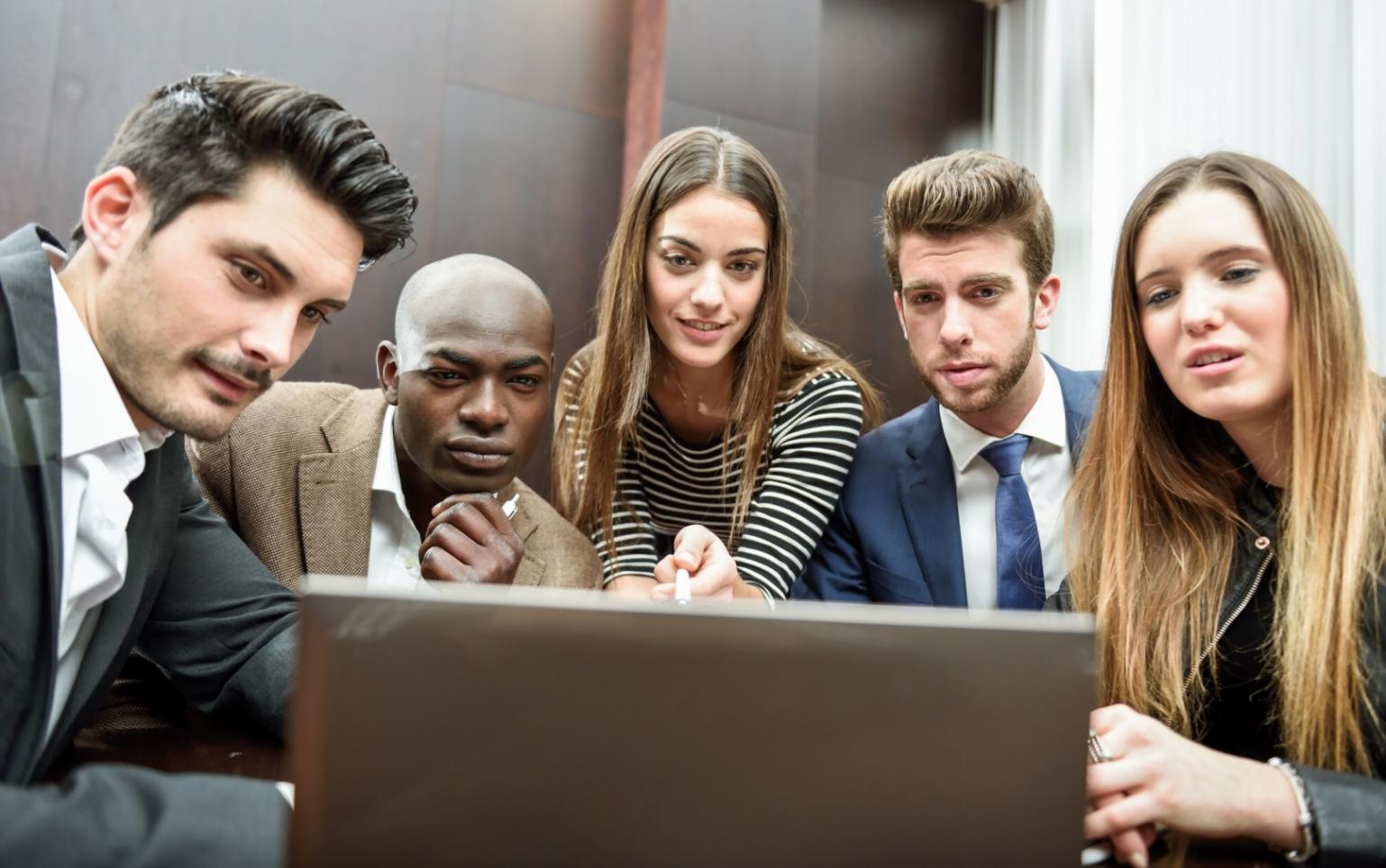 Strategic business meeting discussing growth opportunities